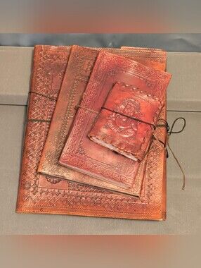 Stunning Handmade Leather Journal Set